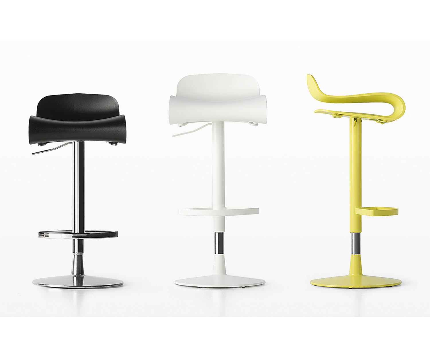 Kristalia, BCN Disc Base Bar Stool