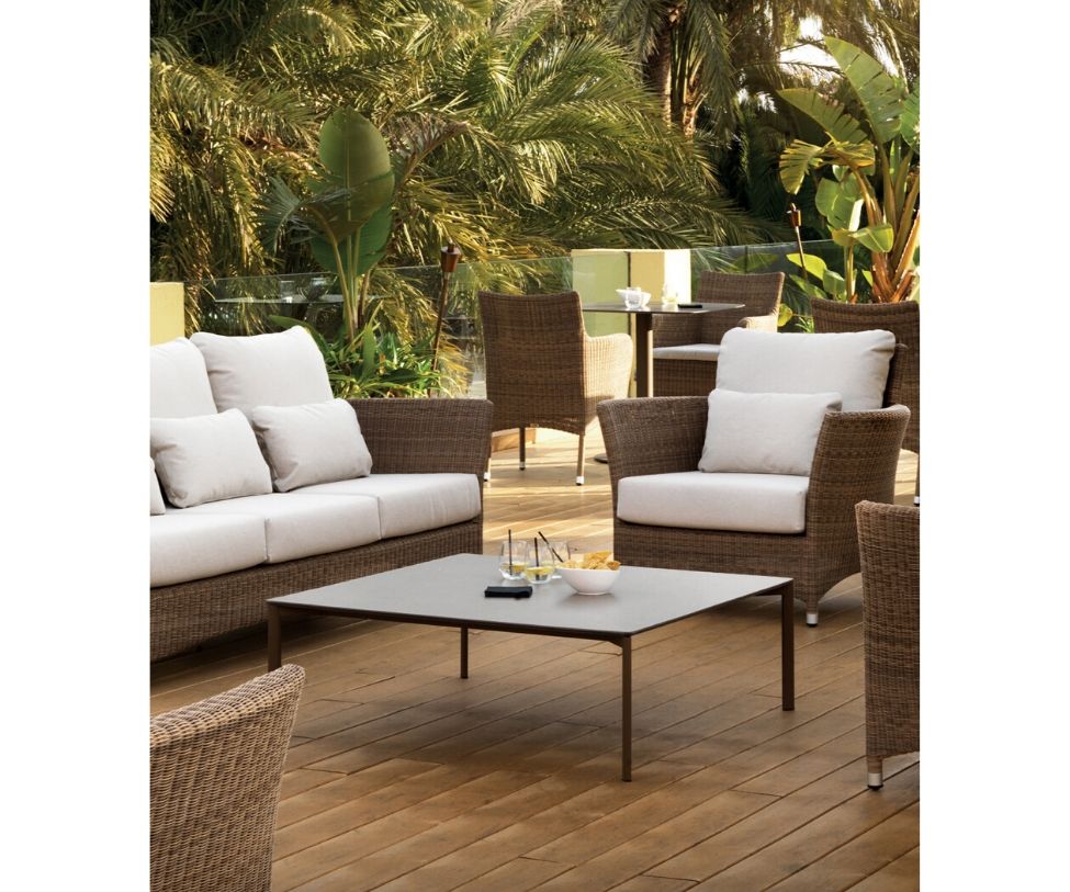 Expormim, Bare Outdoor Square Coffee Table