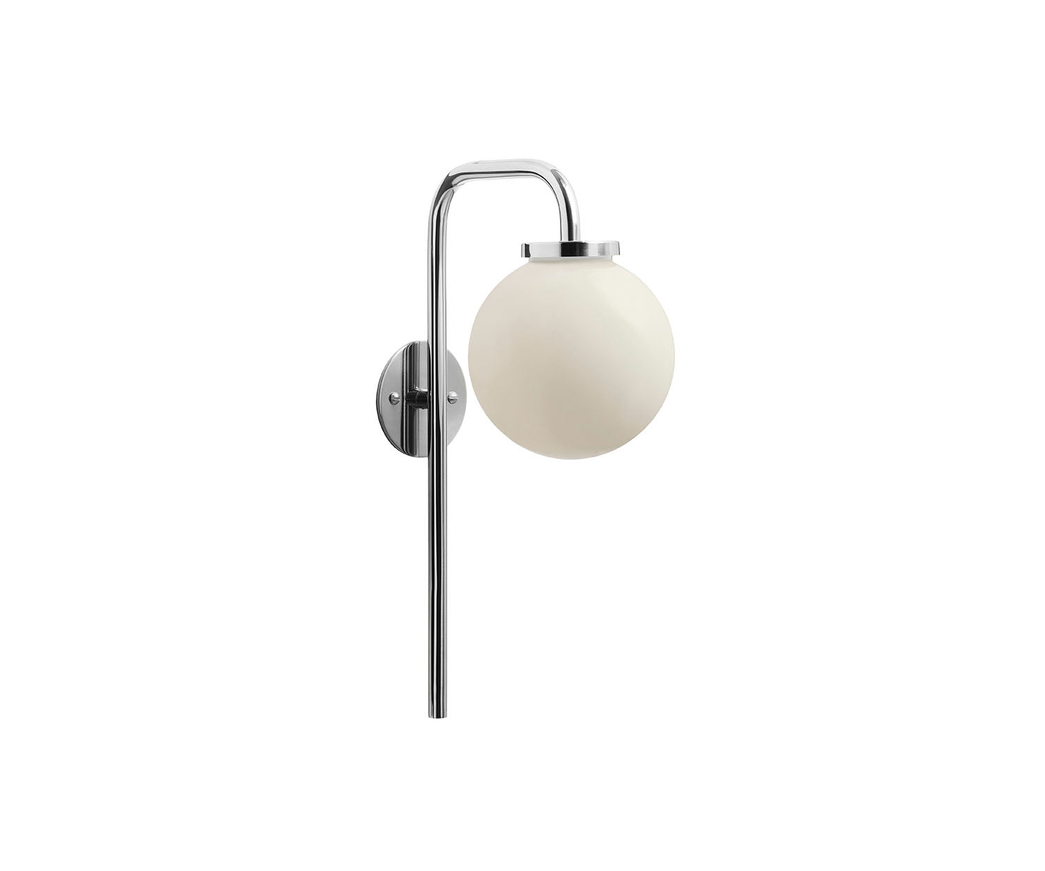 CTO Lighting, Big Bulb Opal Wall Sconce