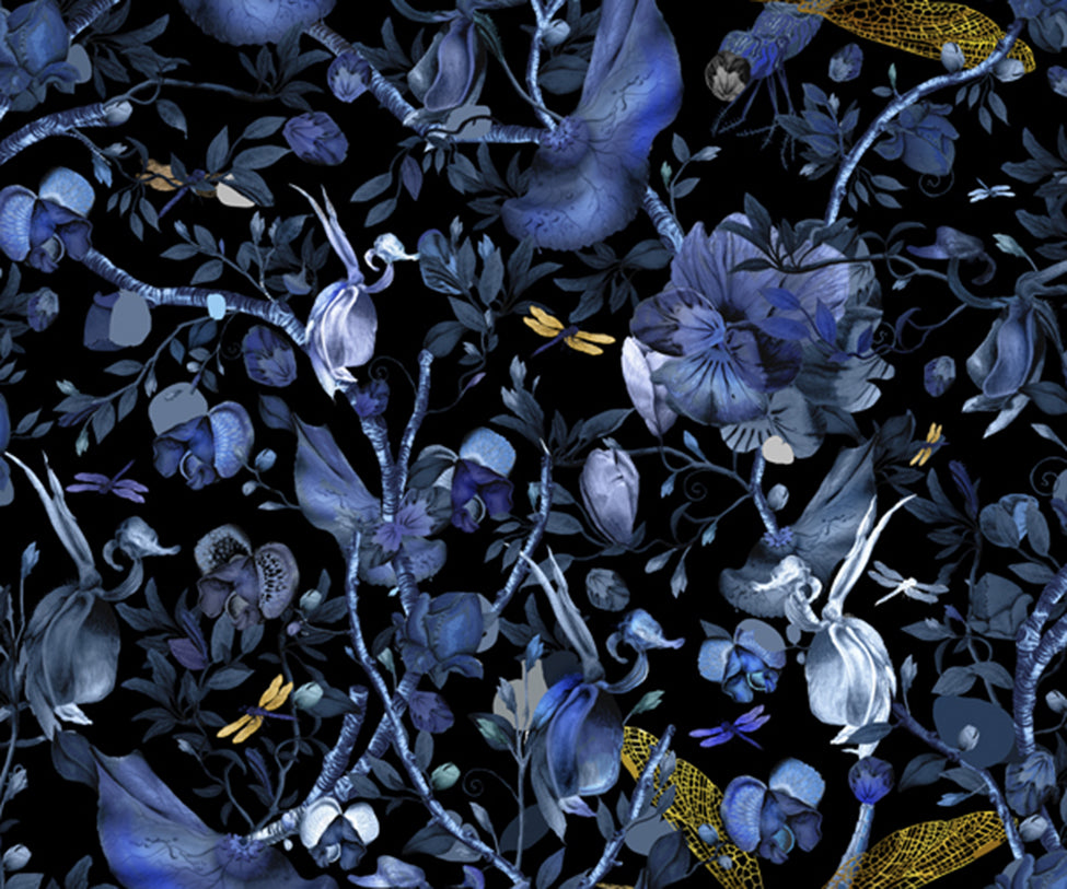 Moooi, Biophillia Blue Black Rug