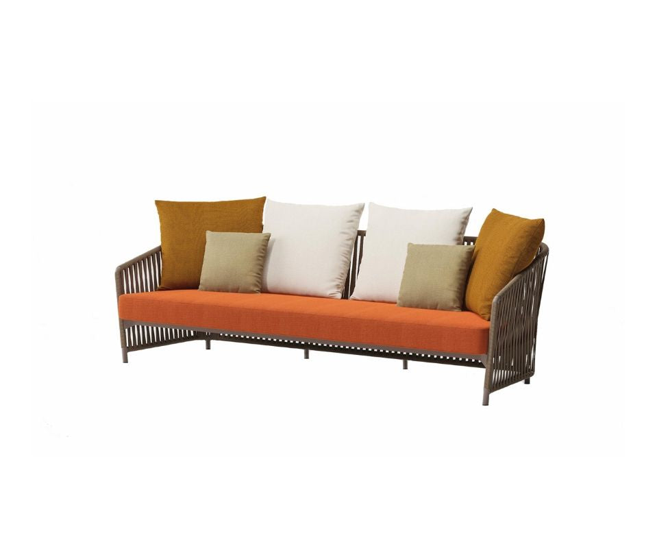 Kettal, Bitta Lounge 3 Seater Sofa Rope