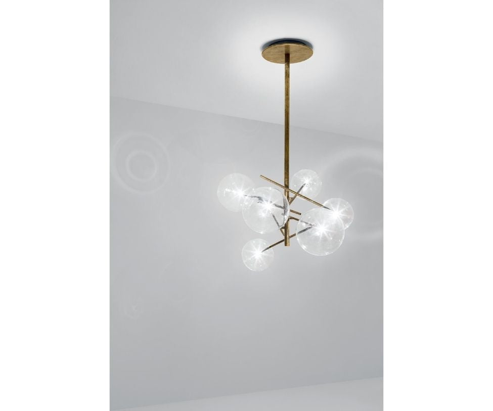 Gallotti&Radice, Bolle 6-Spheres Suspended Lamp