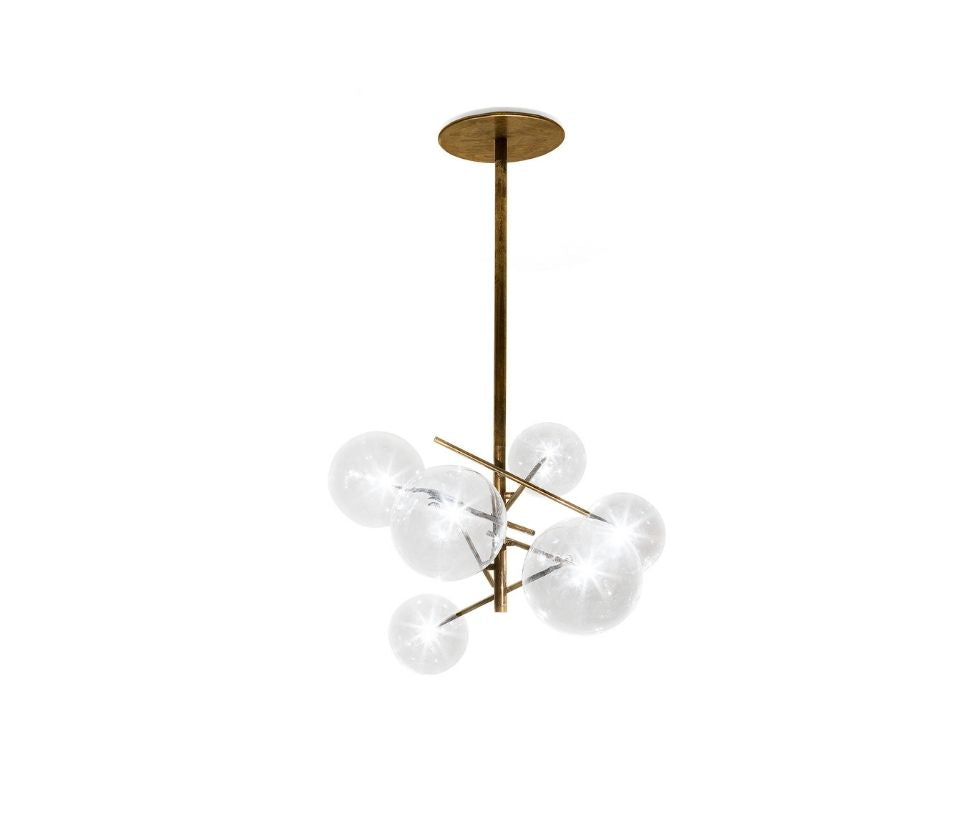 Gallotti&Radice, Bolle 6-Spheres Suspended Lamp