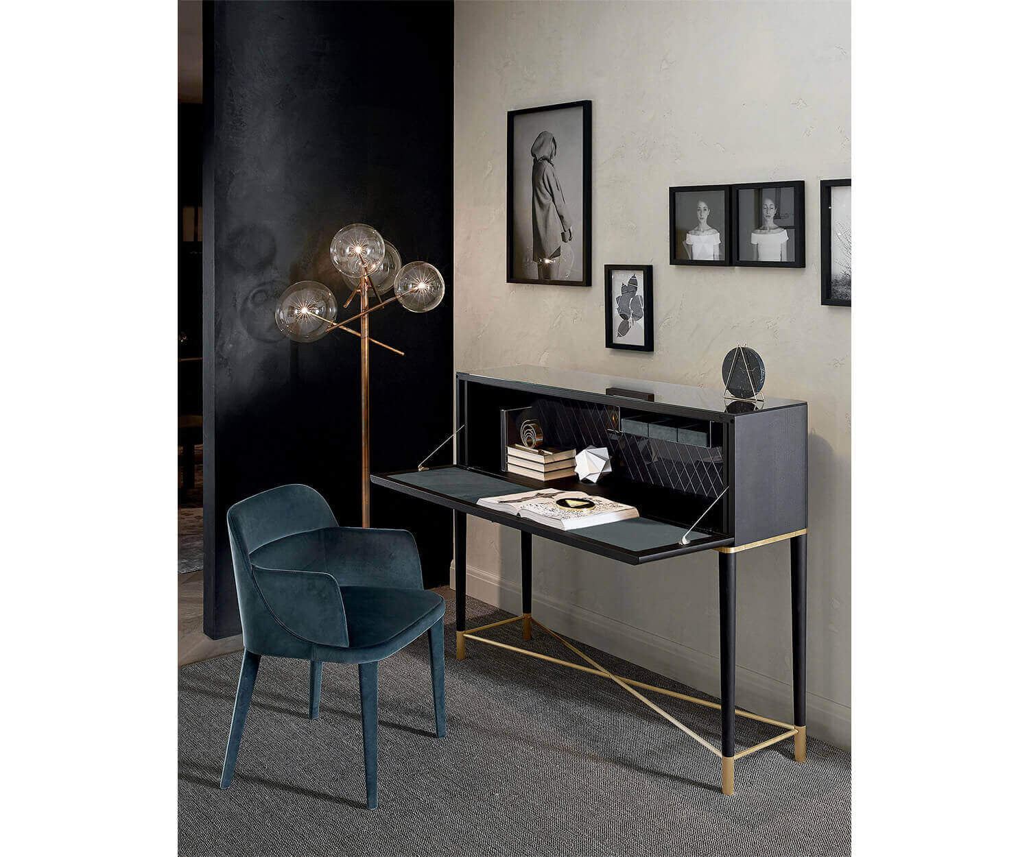 Gallotti&Radice, Bolle Terra Floor Lamp