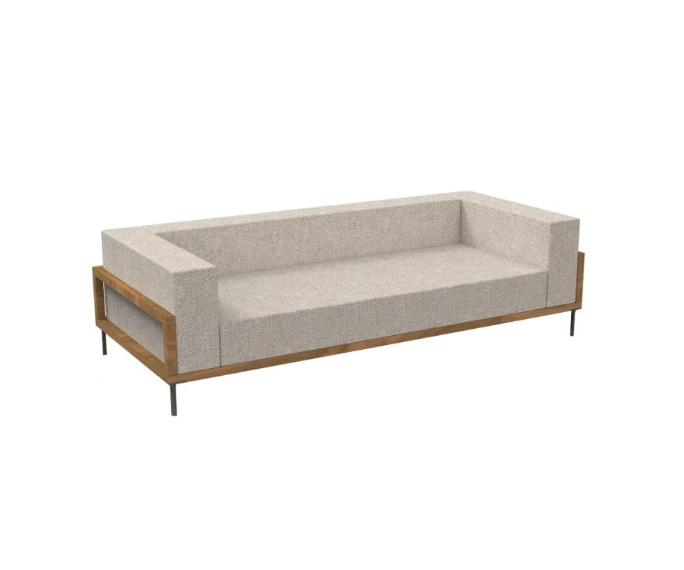 Talenti, Cleo Teak Three-Seater Sofa