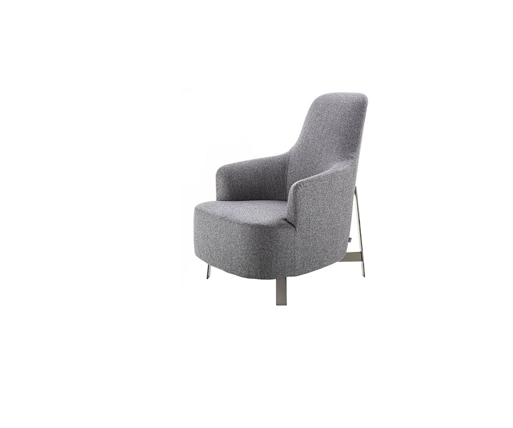 Porada, Copine Bergere Steel Lounge Chair