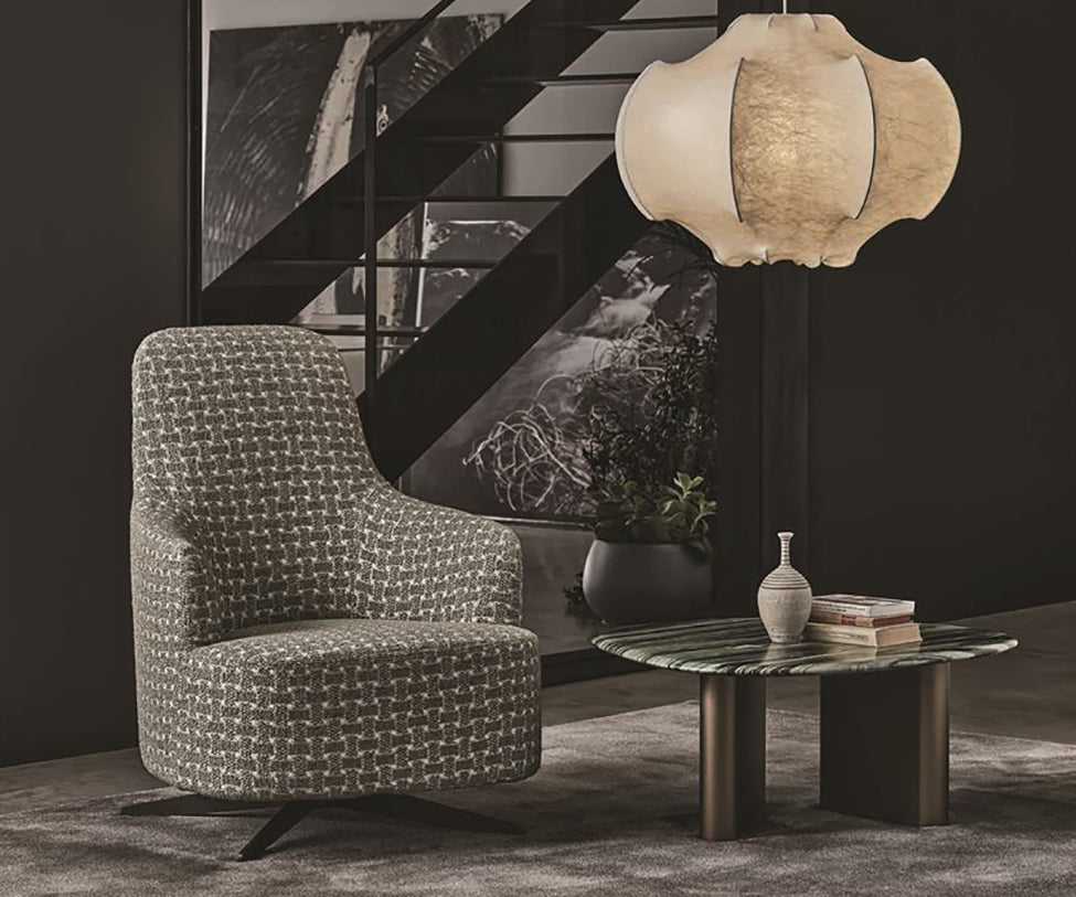 Porada, Copine Bergere Swivel Armchair