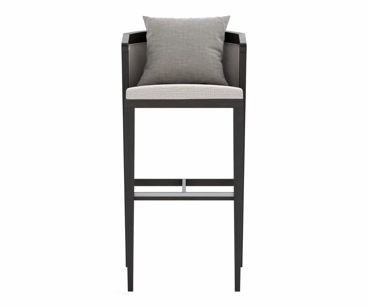 Coco Wolf, Coronet Barstool Upholstered Back