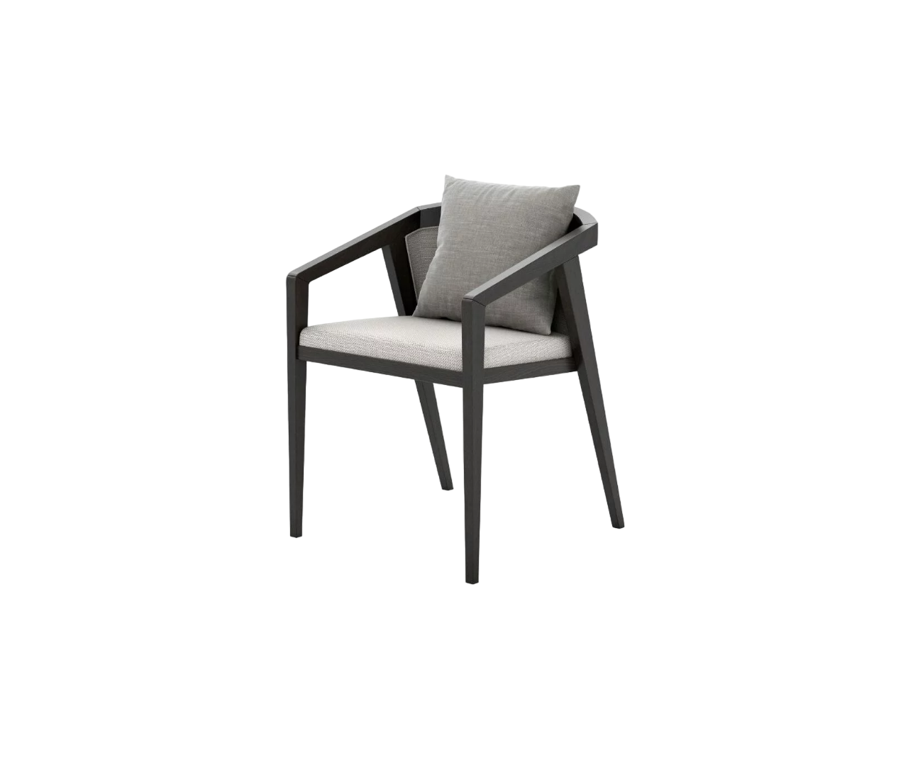 Coco Wolf, Coronet Dining Chair Upholstered Back