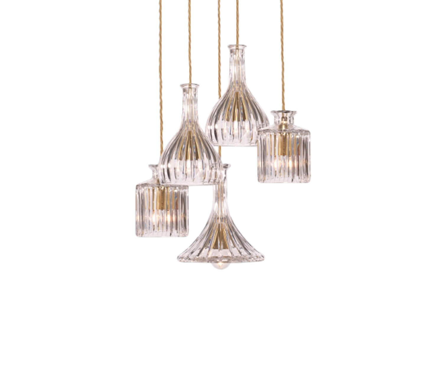 Lee Broom, Decanter Light 5 Piece Chandelier