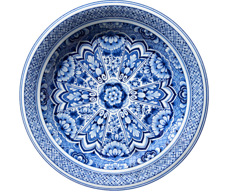 Moooi, Delft Blue Plate Rug