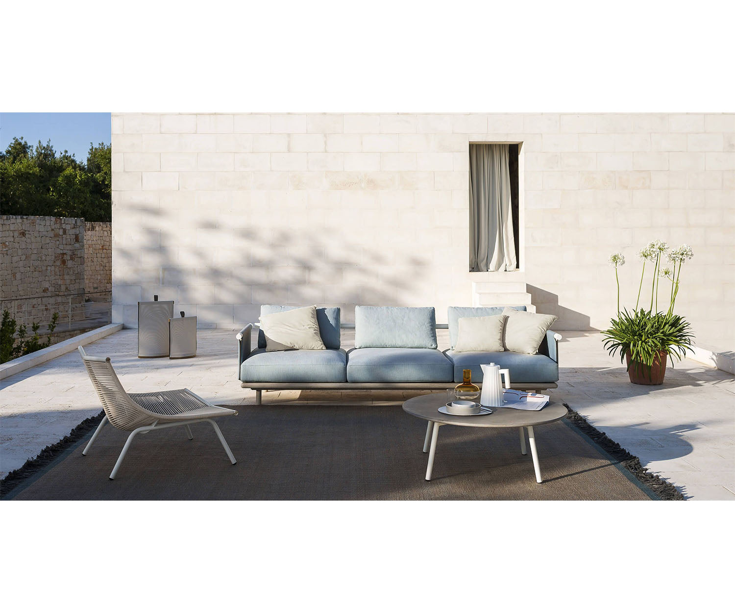 Roda, Eden 3 Seater Sofa - Batyline Back