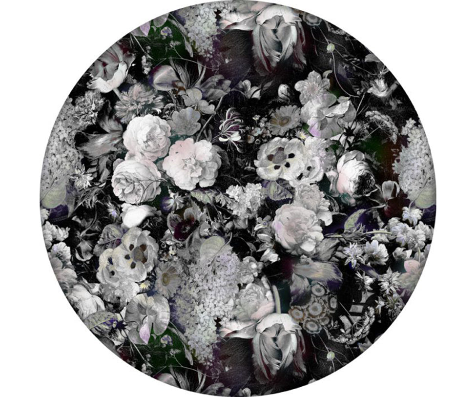 Moooi, Eden Queen B&W Round Rug