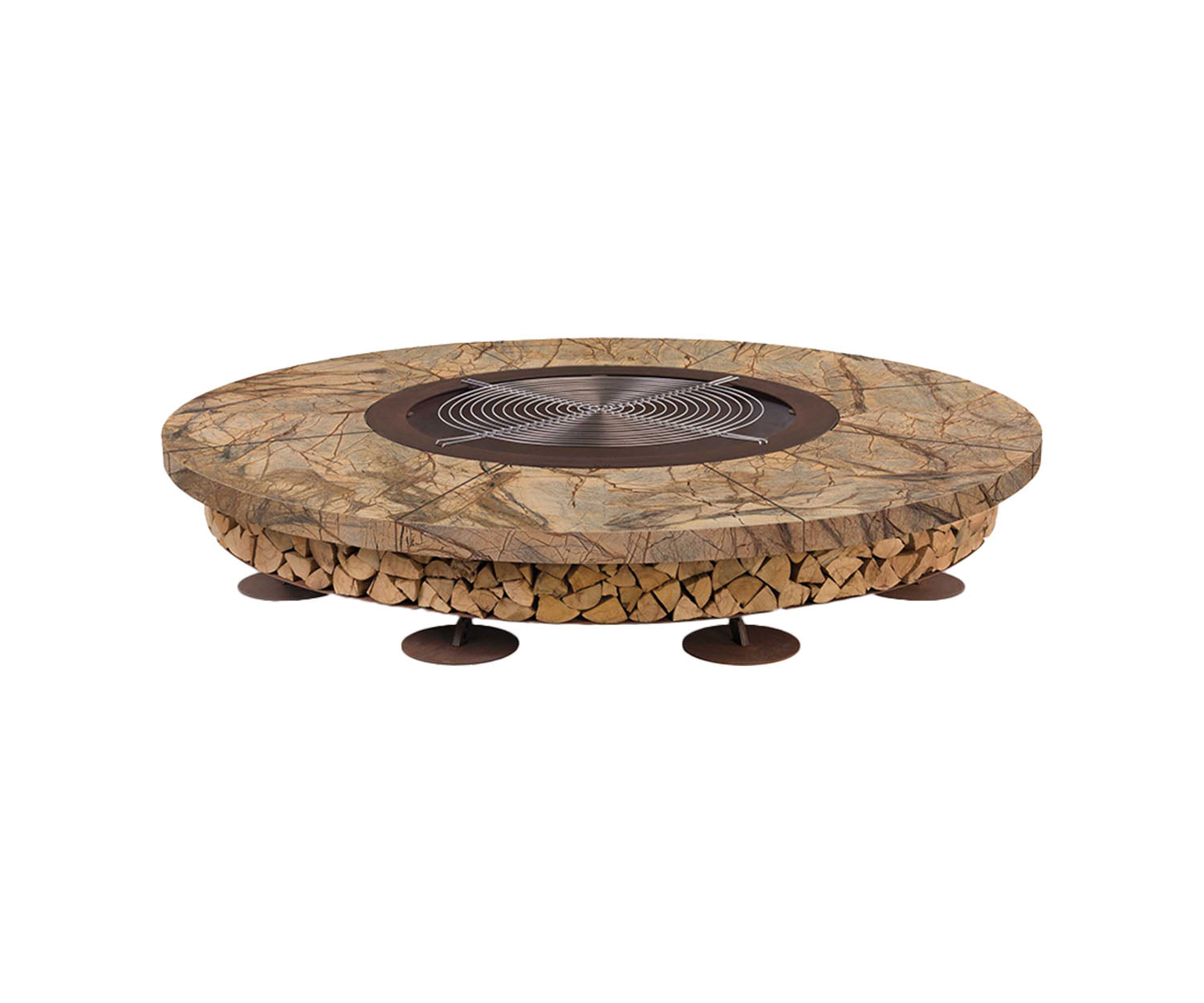 AK47 Design, Ercole Rainforest Marble Fire Pit