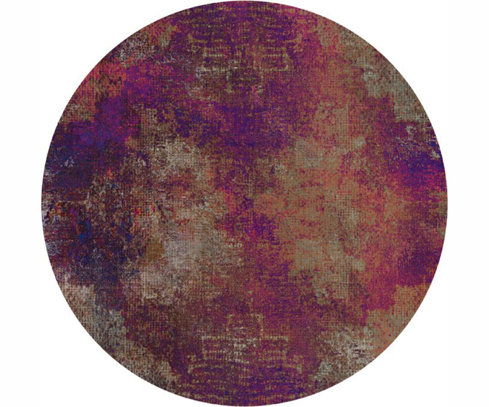 Moooi, Erosion Rhodonite Round Rug