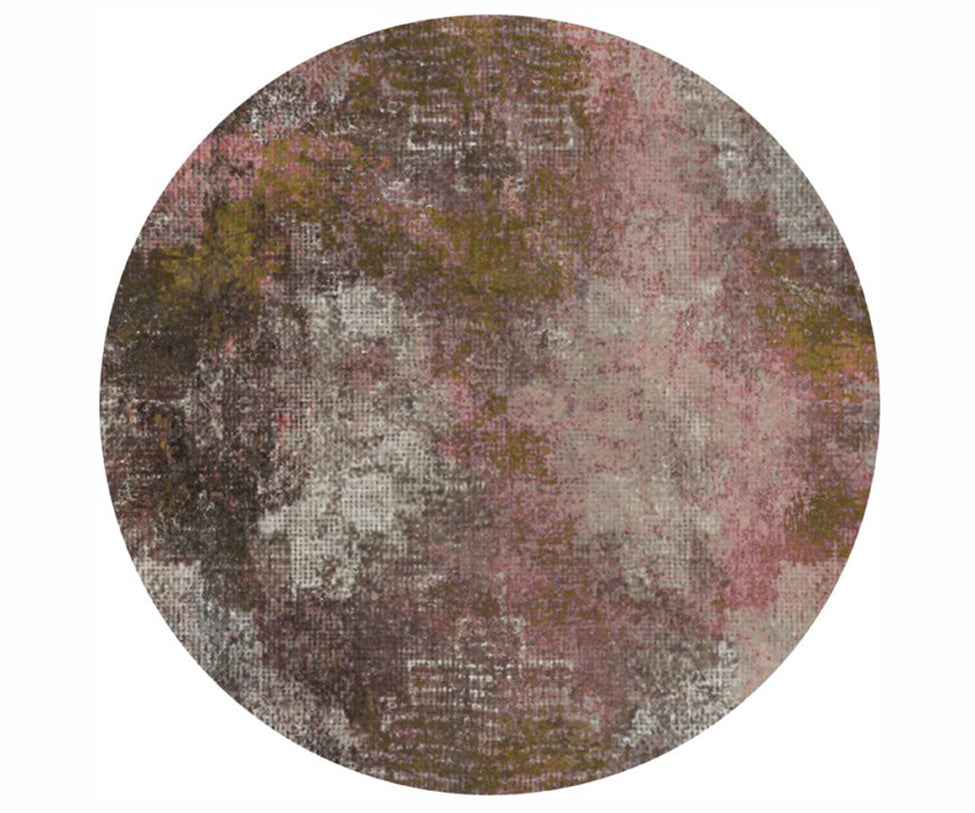 Moooi, Erosion Rosegold Round Rug