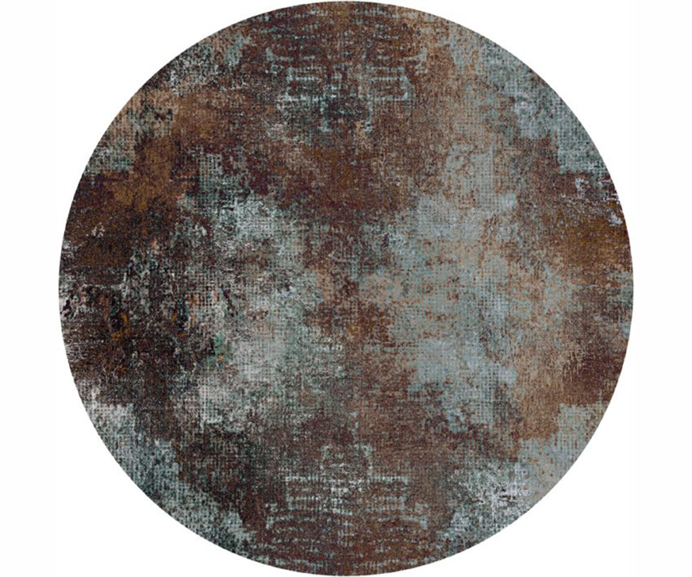 Moooi, Erosion Rust Round Rug