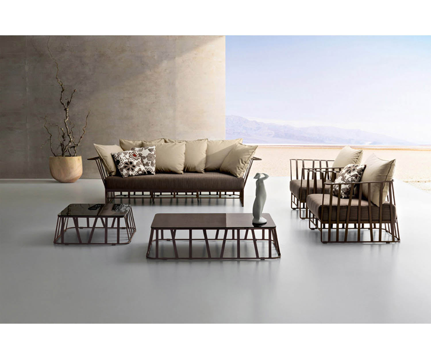 Roberti Rattan, Hamptons Graphics ART. 9732 Sofa