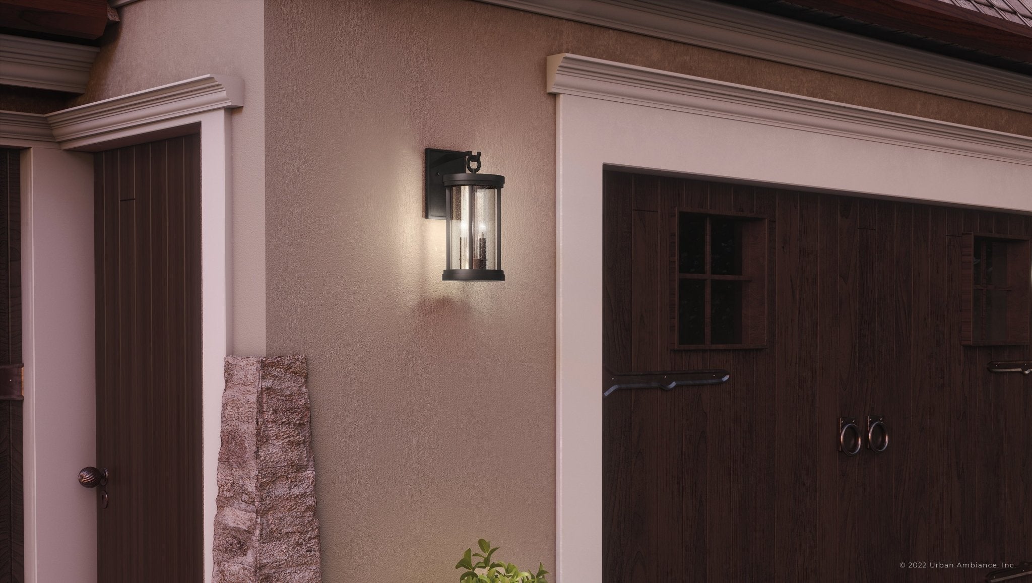 Urban Ambiance, UEX1041 Nautical Outdoor Wall Sconce 16''H x 8''W, Oil Rubbed Bronze Finish, Rockland Collection