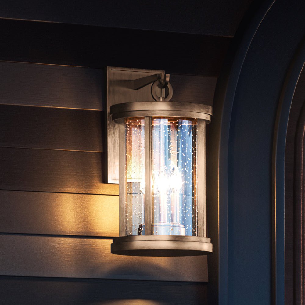 Urban Ambiance, UEX1047 Nautical Outdoor Wall Sconce 18''H x 10''W, Antique Brass Finish, Rockland Collection