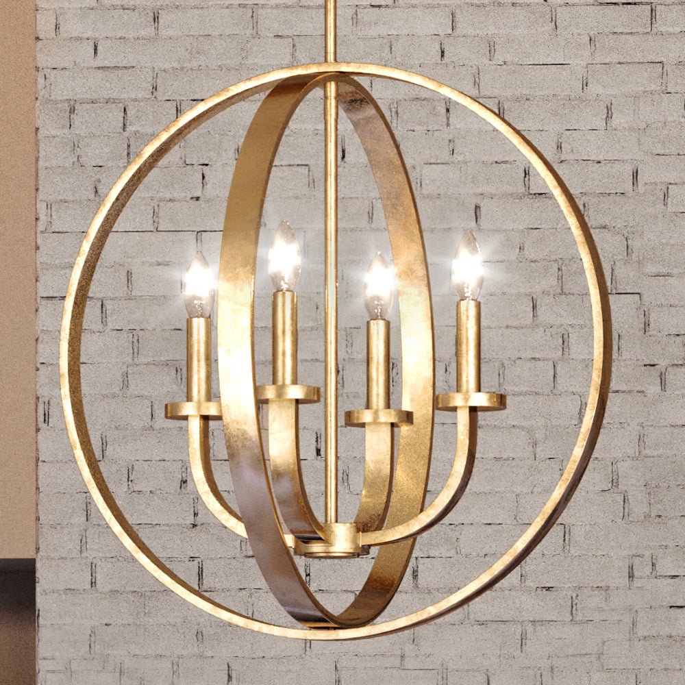 Urban Ambiance, UEX2013 New Traditional Chandelier 23''H x 22''W, Native Brass Finish, Montpelier Collection