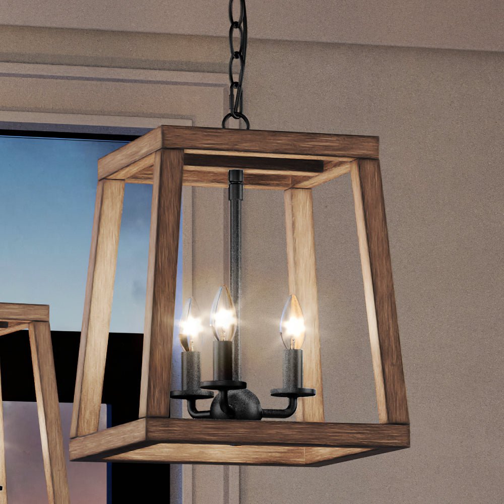 Urban Ambiance, UEX2340 Industrial Lux Pendant 14''H x 12''W, Matte Black Finish, Pittsburg Collection