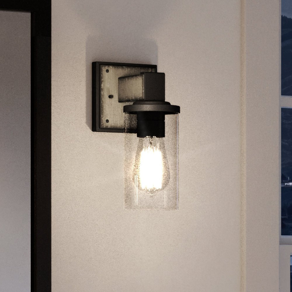 Urban Ambiance, UEX2610 Industrial Wall Sconce 9''H x 4.5''W, Olde Iron Finish, Midland Collection