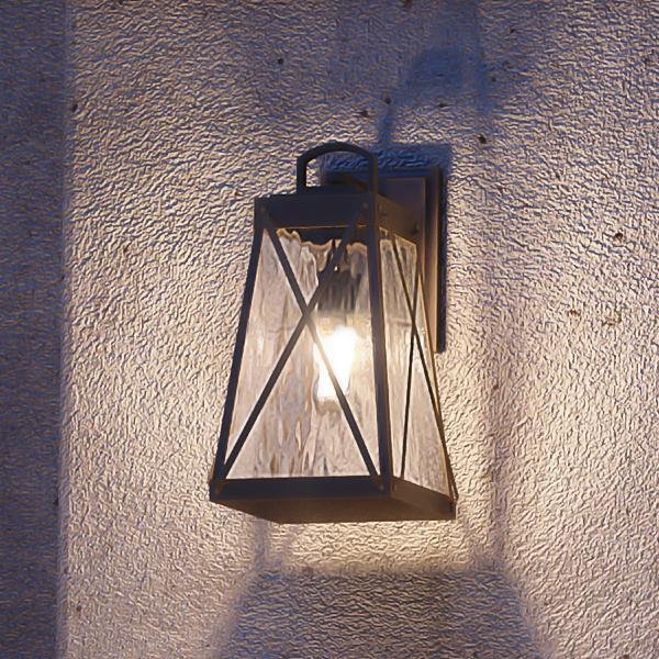 Urban Ambiance, UHP1050 English Tudor Outdoor Wall Light, 11-1/2"H x 6"W, Olde Bronze Finish, Saint Paul Collection